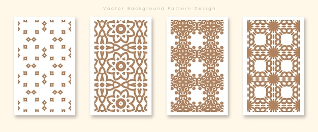 Diseño de patrón de fondo geométrico vectorial