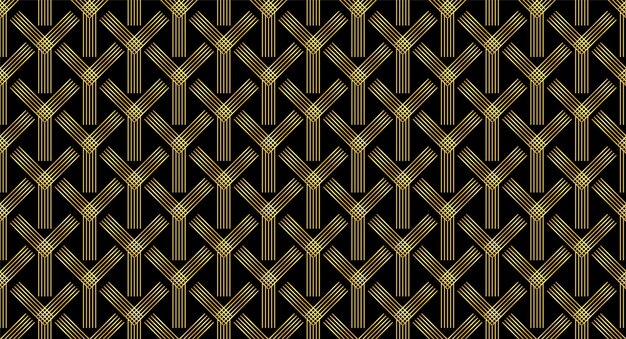 Diseño de patrón y fondo de líneas orgánicas abstractas