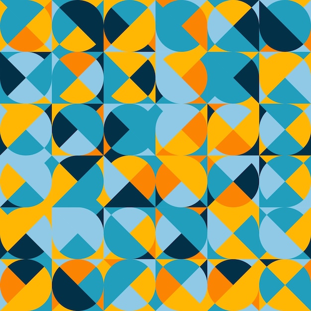 diseño de patrón de formas geométricas cuadradas 1