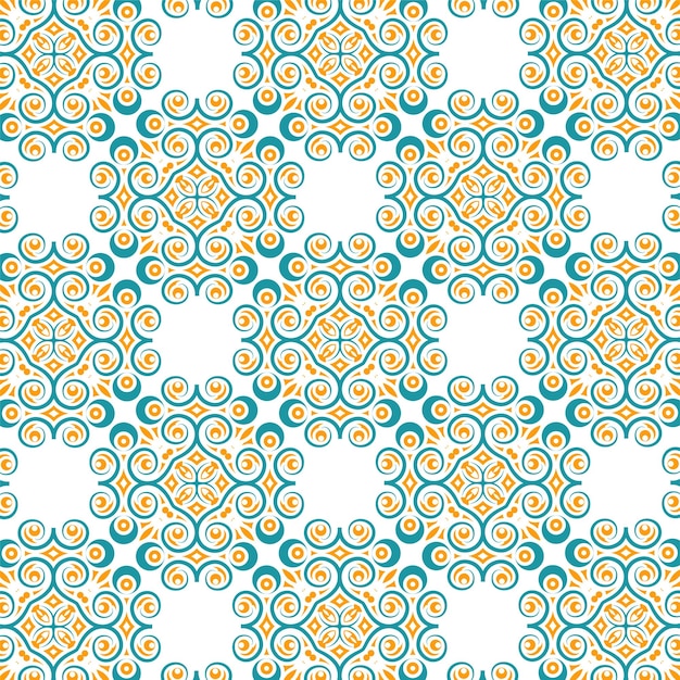 Diseño de patrón geométrico abstracto colorido