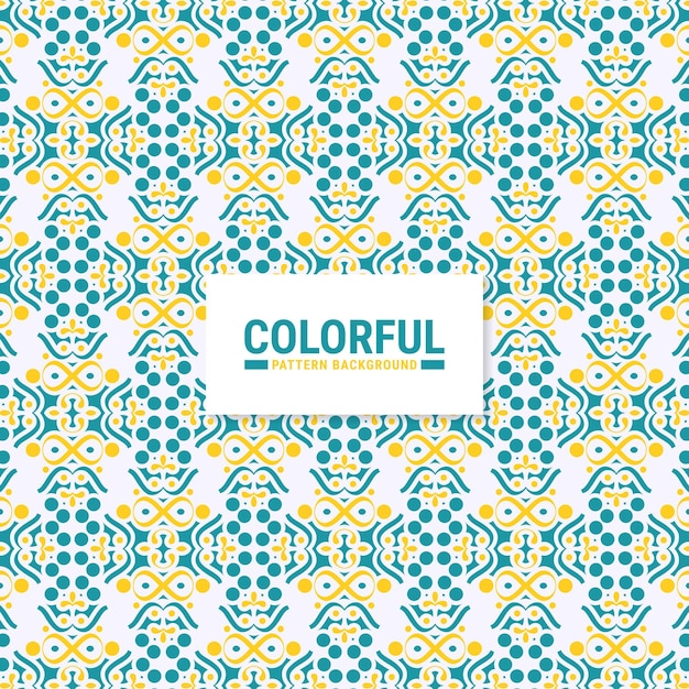 Diseño de patrón geométrico abstracto colorido