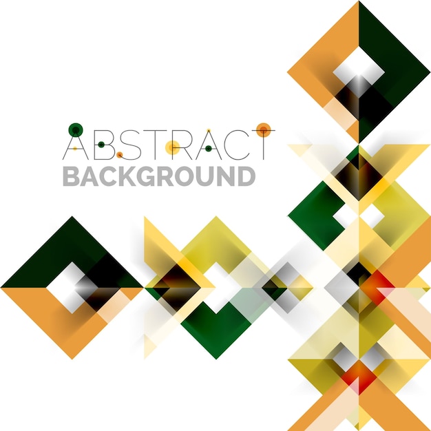 Diseño de patrón geométrico cuadrado moderno en blanco Folleto de plantilla de diseño de presentación de negocios o tecnología o patrón de volante o banner web geométrico