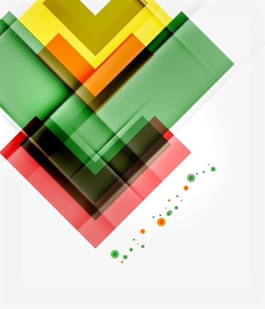 Diseño de patrón geométrico inusual colorido limpio