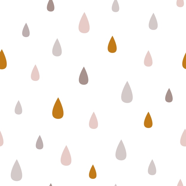 diseño de patrón de gotas de lluvia de colores sin costuras para tarjetas de decoración de scrapbooking artículos de papel backg
