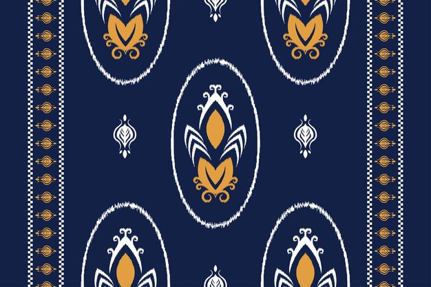 Diseño de patrón Ikat de moda adecuado para texturas telas bordado ropa tejido envoltura