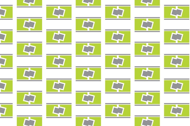 Vector diseño de patrón de imágenes prediseñadas abstractas vector gratuito
