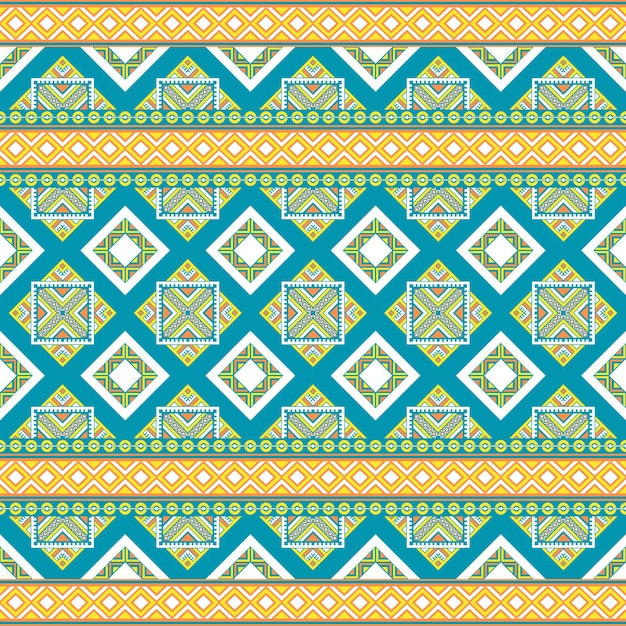Vector diseño de patrón de insignia y diamante de tribu para fondo, alfombra, papel pintado, ropa y envoltura.