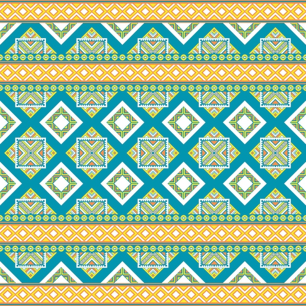 diseño de patrón de insignia y diamante de tribu para fondo, alfombra, papel pintado, ropa y envoltura.