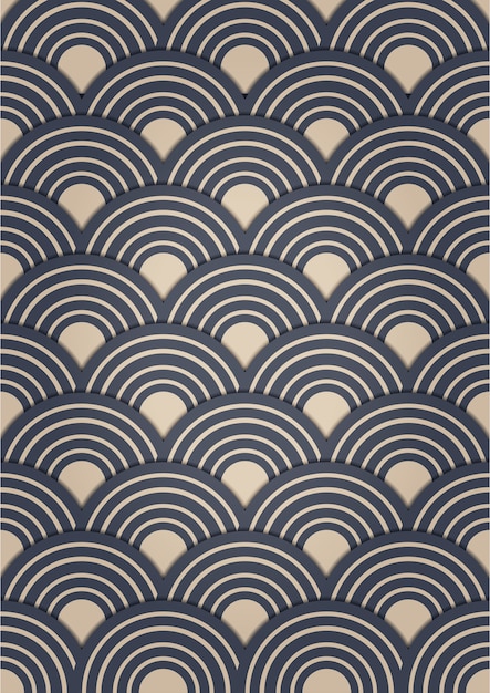 Diseño de patrón japonés