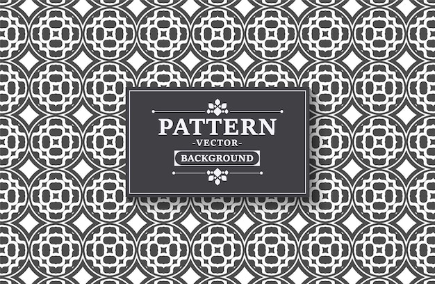 diseño de patrón de línea abstracta plana