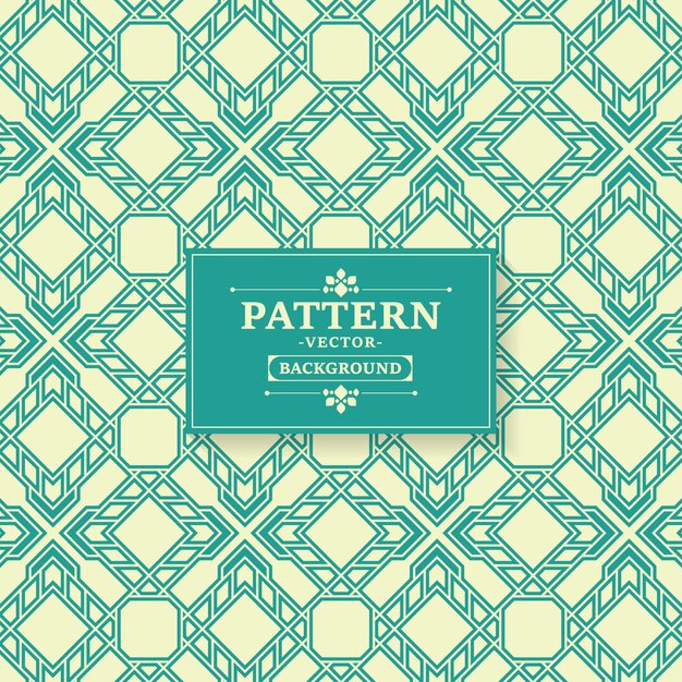 diseño de patrón de línea abstracta plana