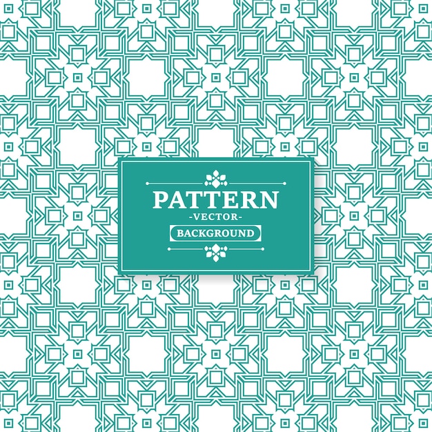 Diseño de patrón de línea abstracta de vector