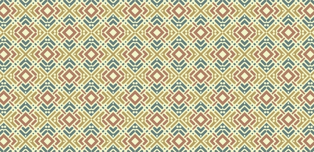 Diseño de patrón de línea abstracta vintage