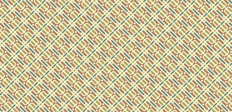 Vector diseño de patrón de línea abstracta vintage