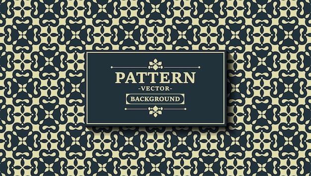 diseño de patrón de línea de adorno plano