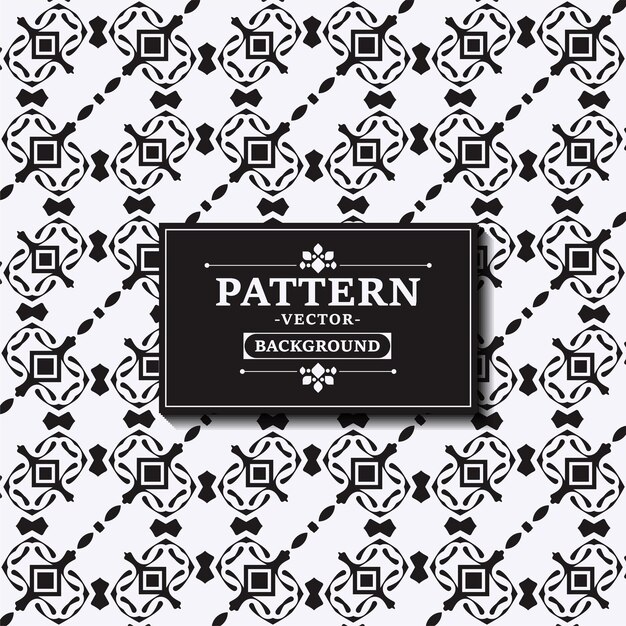 diseño de patrón de línea de adorno plano