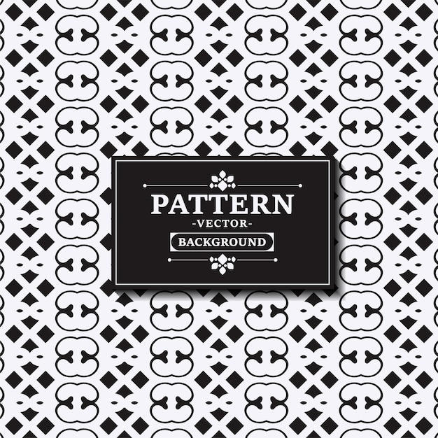 diseño de patrón de línea de adorno plano