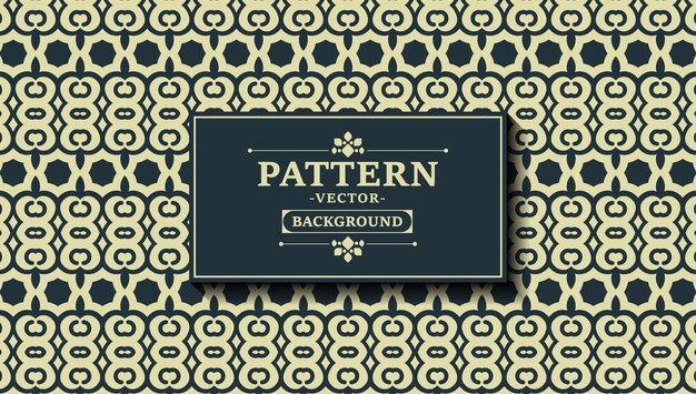 diseño de patrón de línea de adorno plano