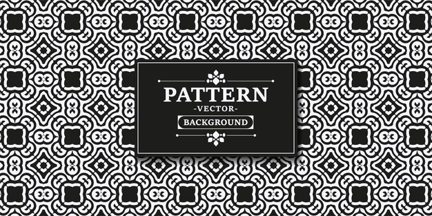 diseño de patrón de línea de adorno plano