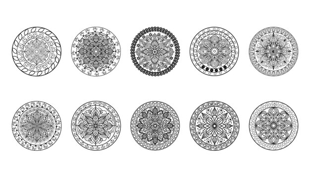 diseño de patrón de mandala