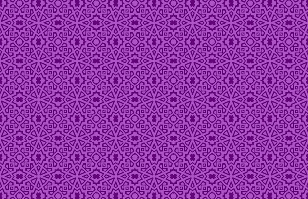 Diseño de patrón de mosaico de color púrpura.