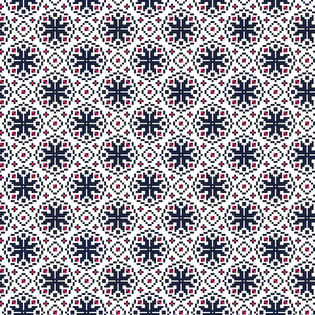 Diseño de patrón nórdico de diseño plano