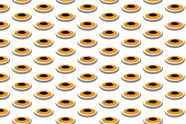 Diseño de patrón de ojos coloridos vector gratuito