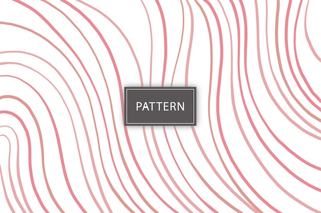 Vector diseño de patrón de onda de líneas elegantes colroful rosa abstracto