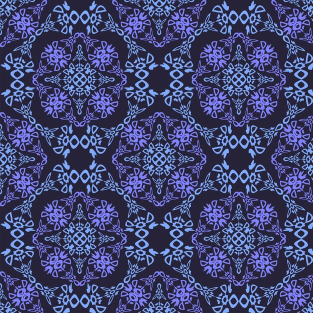 Diseño de patrón ornamental plano fondo de textura abstracta