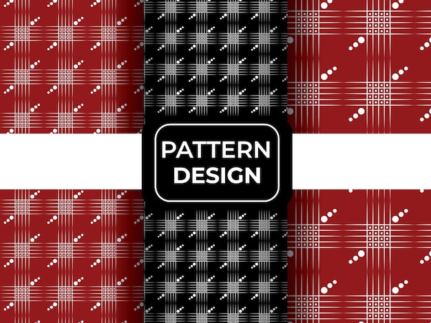 Diseño de patrón ornamental plano vectorial libre
