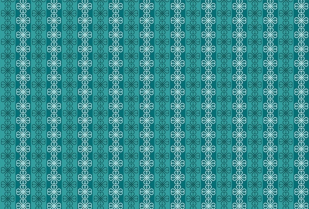 Diseño de patrón de pared floral azul