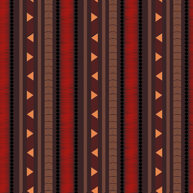 Diseño de patrón plano africano