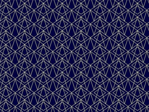 Diseño de patrón simple de línea creativa.