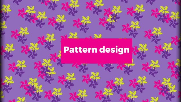 diseño de patrón de tela elegante de color rosa Diseño de patrón de tela moderno
