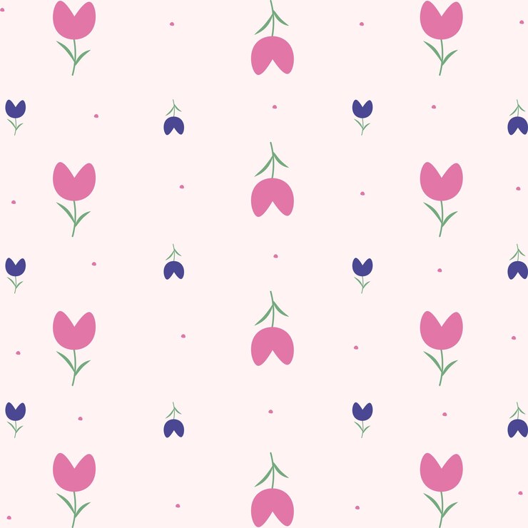 Diseño de patrón de tela floral