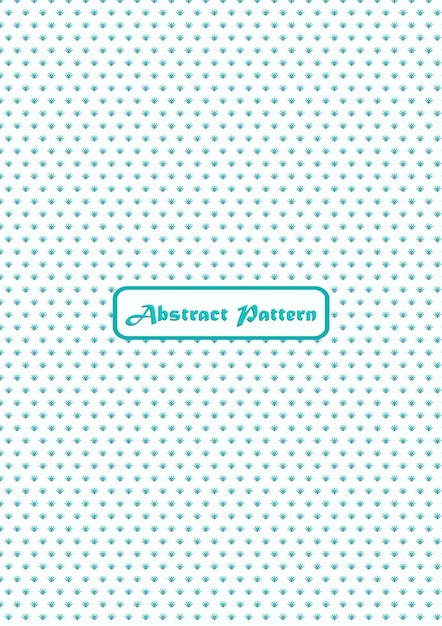 Diseño de patrón de tela verde listo para imprimir