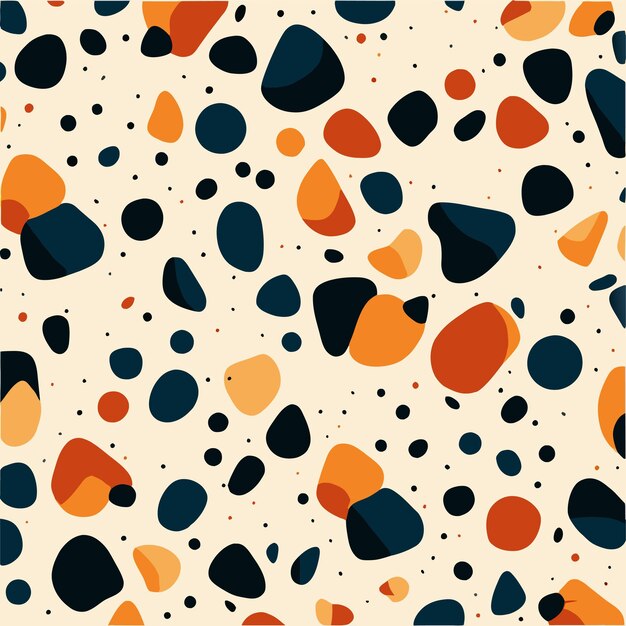 Diseño de patrón de terrazo colorido