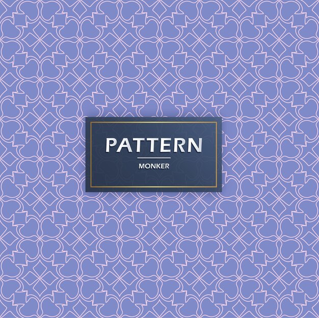 Diseño de patrón textil moderno