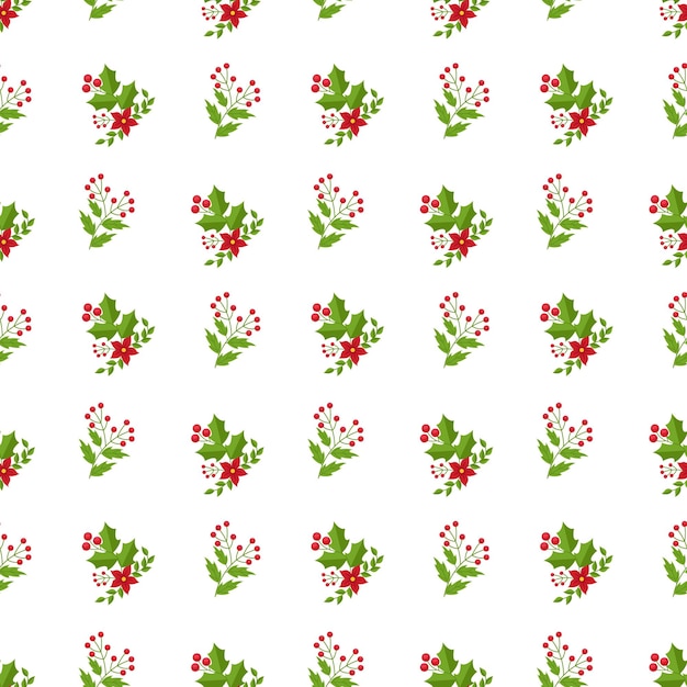 Un diseño de patrón vectorial sin costuras en la noche silenciosa de Navidad