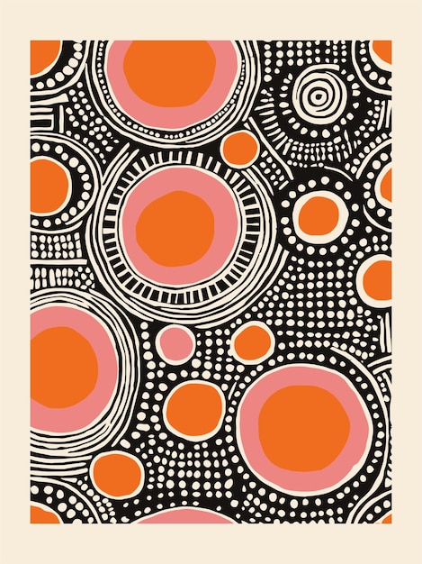 Diseño de patrones abstractos de moda
