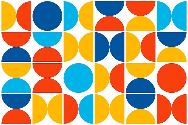 Diseño de patrones abstractos de murales geométricos