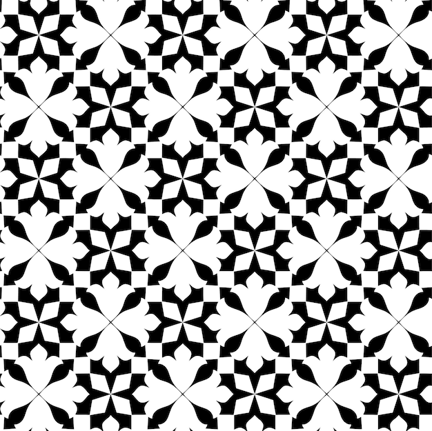 Diseño de patrones de adornos Ilustración vectorial geométrica