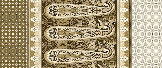 Diseño de patrones de adornos Ilustración vectorial