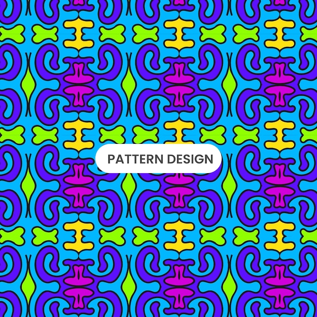 diseño de patrones de arte creativo y digital