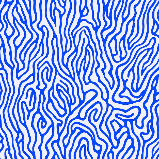 Diseño de patrones de arte de líneas abstractas Ilustración vectorial de ornamentos