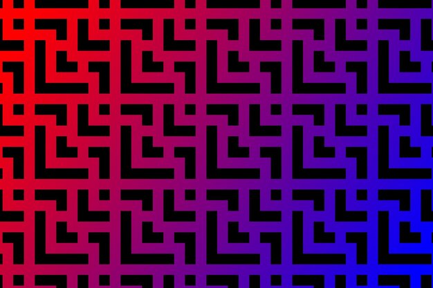 Diseño de patrones de arte de líneas sin costuras vectoriales
