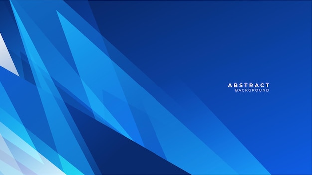 Diseño de patrones azules geométricos abstractos en estilo memphis Ilustración vectorial