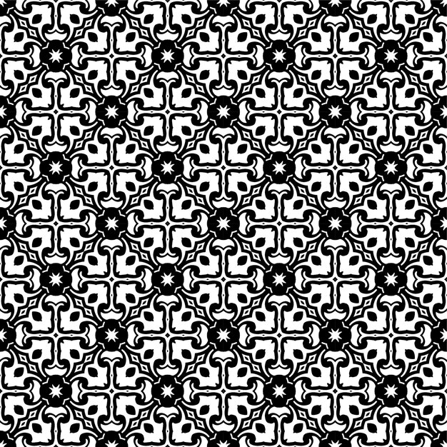 Diseño de patrones en blanco y negro fondo abstracto