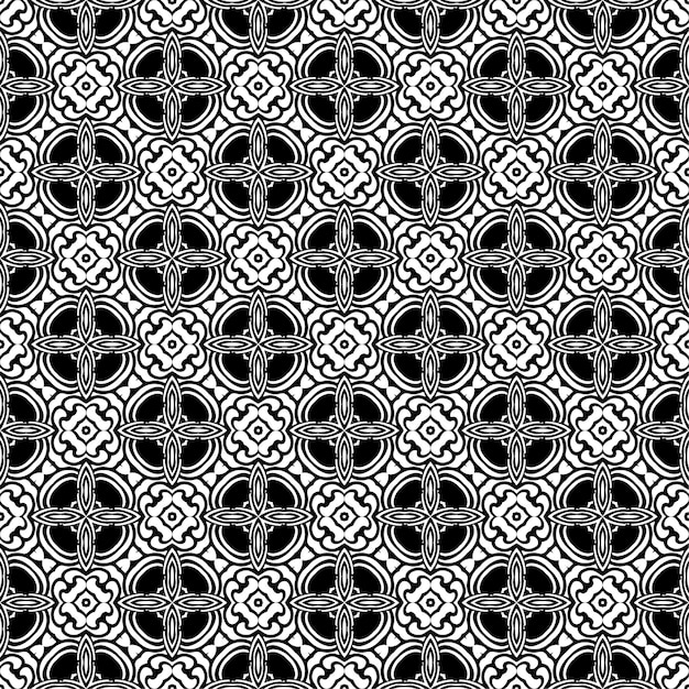 Diseño de patrones en blanco y negro fondo abstracto