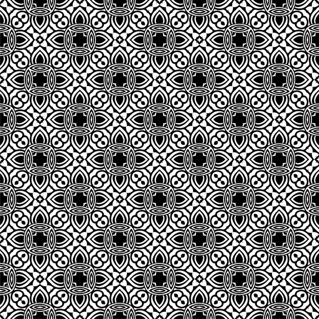 Diseño de patrones en blanco y negro fondo abstracto